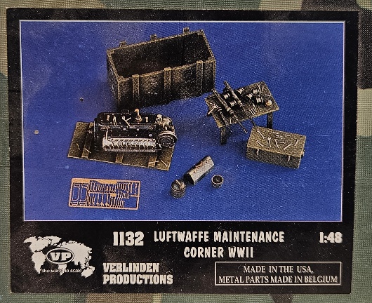 Verlinden Productions 1132 Luftwaffe Maintenance Corner WWII 1/48