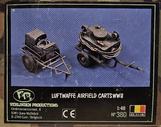 Verlinden Productions 380 Luftwaffe Airfield Carts WWII 1/35