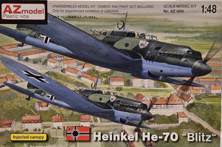 AZ Model AZ4850 Heinkel He-70 "Blitz" 1/48