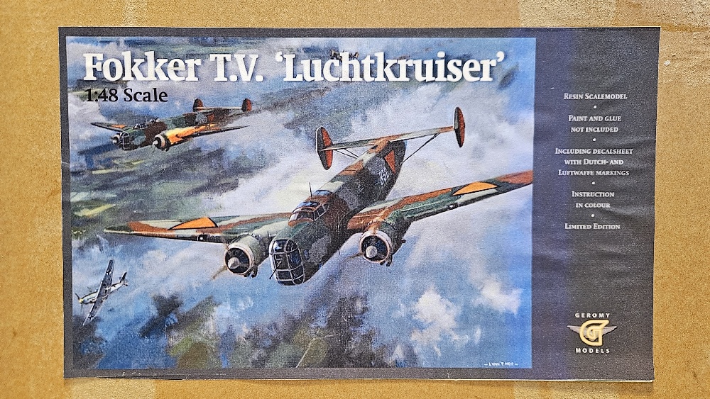 Geromy Models G48-005 Fokker T.V "Luchtkruiser" 1/48