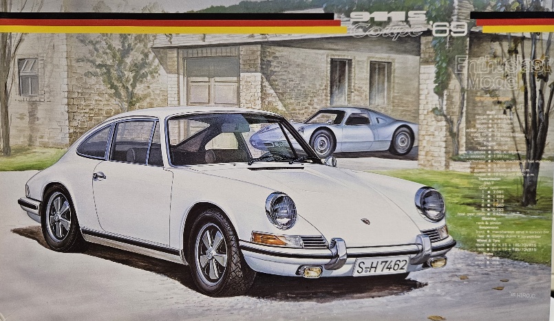 Fujimi EM7 08207-2500 Porsche 911 Coupe '69 1/24