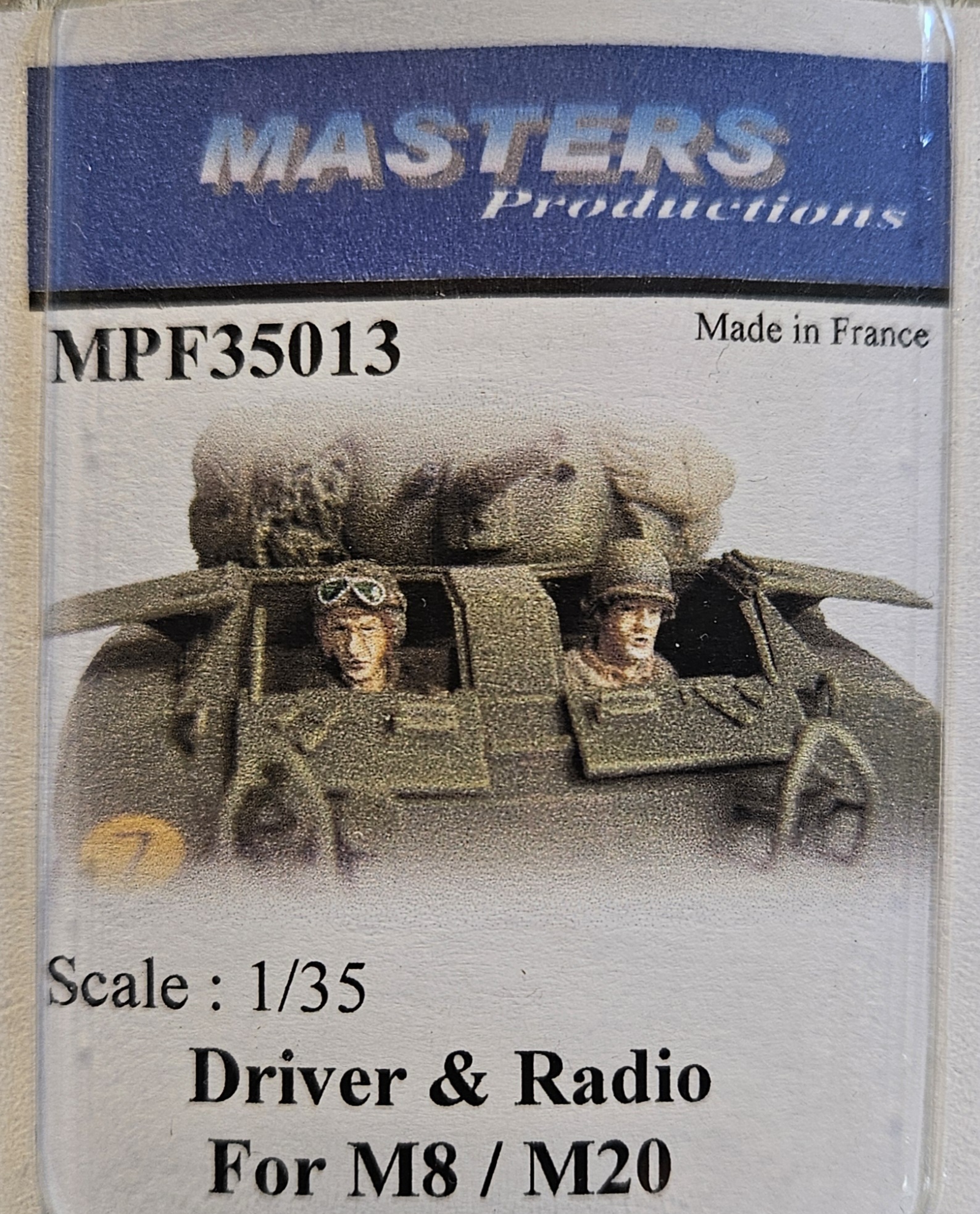 Master Productions MPF35013 Driver & Radio for M8 / M20 1/35