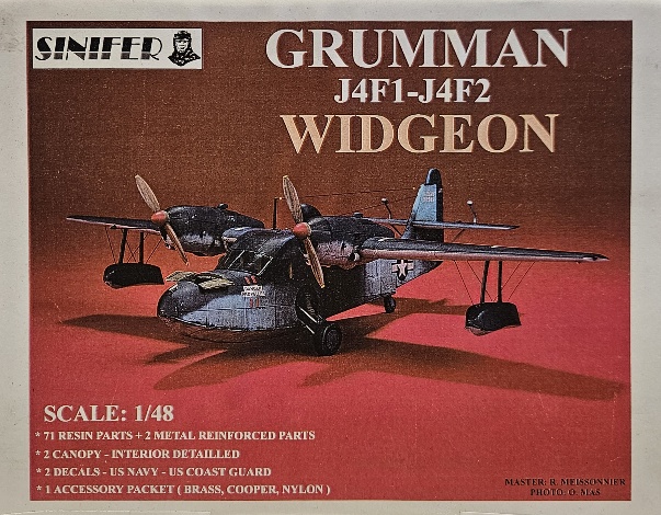 2 Sinifer SN48007 Grumman J4F1-J4F2 Widgeon 1/48