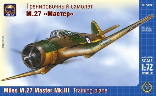Ark Models 72020 Miles M.27 Master Mk.III Training Plane 1/72