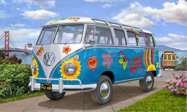 Revell 07050 Samba Bus Flower Power 1/24 - Afbeelding 2