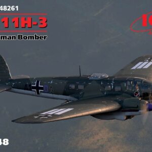 ICM 48261 He 111H-3 WWII German Bomber 1/48