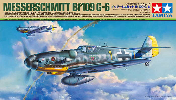 03 Tamiya 61117 Messerschmitt Bf109 G-6 1/48