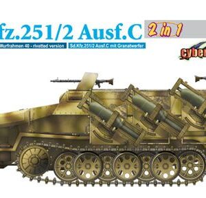 1 Dragon 6326 Sd.Kfz. 251/2 Ausf. C mit Wurfrahmen 40 Rivetted Version 1/35