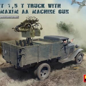 MiniArt 35186 Soviet 1,5 ton Truck w/ M-4 Maxim AA Machine Gun 1/35