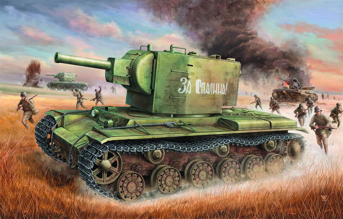 5 Trumpeter 00312 Russia KV-2 Tank 1/35
