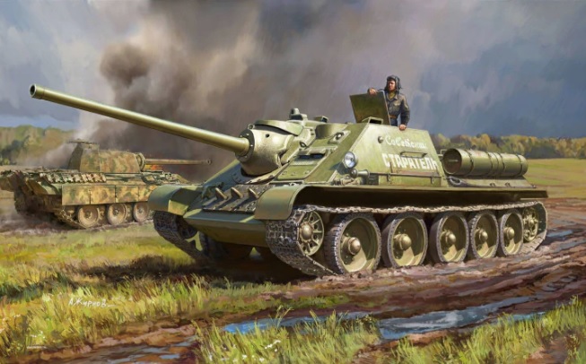 Zvezda 3690 Soviet Tank Destroyer SU-85 1/35