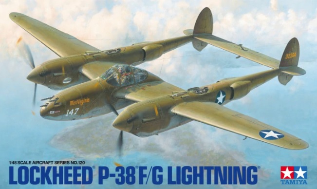 Tamiya 61120 Lockheed P-38 F/G Lightning 1/48