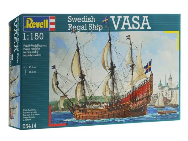 Revell 05414 Swedish Regal Ship VASA 1/150 - Afbeelding 3