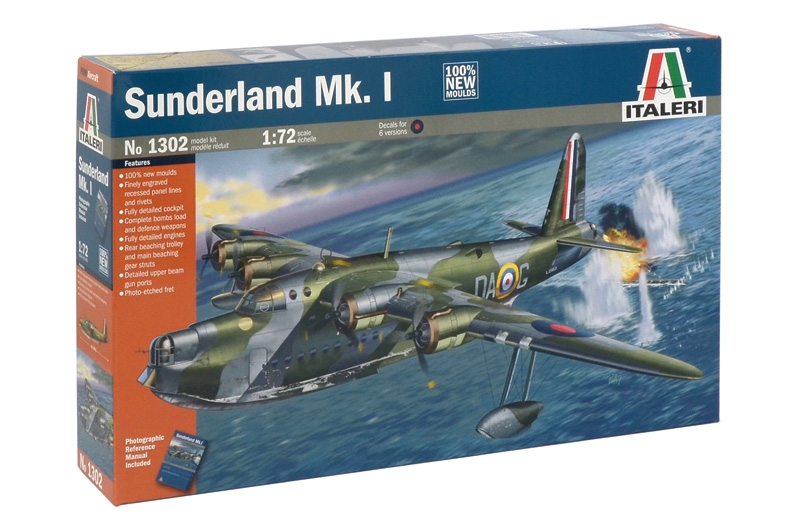 Italeri 1302 Sunderland Mk.I 1/72
