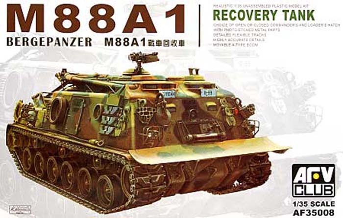 AFV Club AF 3508 M88A1 Bergepanzer Recovery Tank 1/35