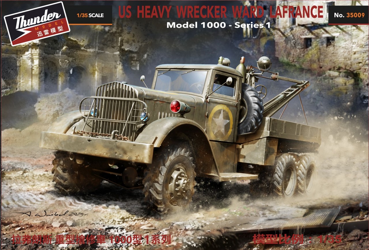 Thunder Model 35009 S US Heavy Wrecker Ward Lafrance Model M1000 - Series 1 1/35