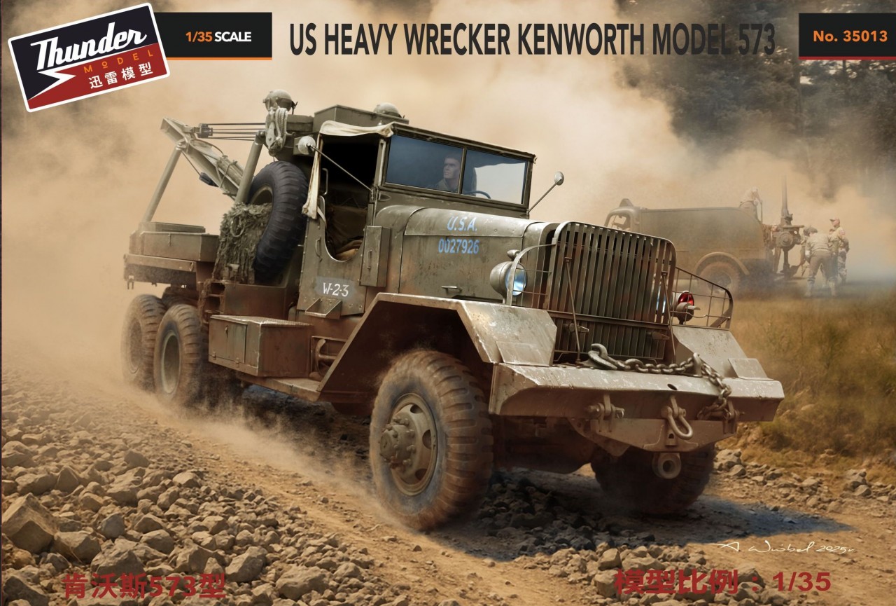 04 Thunder Model 35013 US Heavy Wrecker Kenworth Model 573 1/35