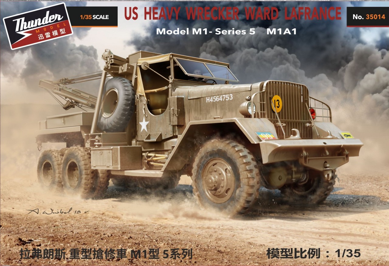 03 Thunder Model 35014 US Heavy Wrecker Ward Lafrance Model M1 - Series 5 M1A1 1/35