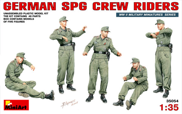 MiniArt 35054 German SPG Crew Riders 1/35