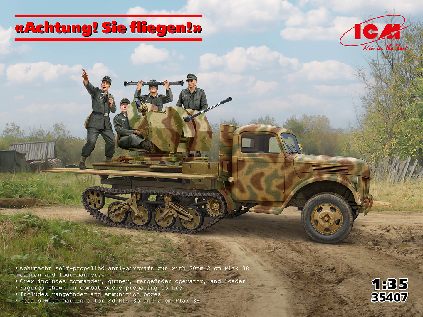 04 ICM 35407 "Achtung Sie Fliegen" 1/35