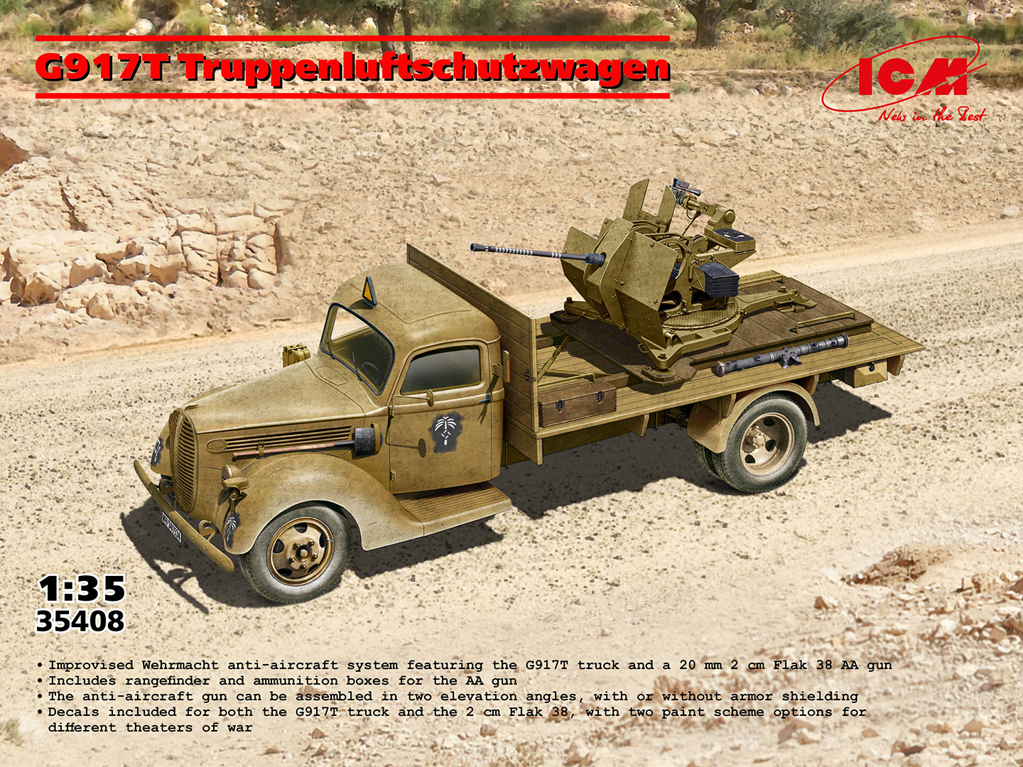 01 ICM 35408 G917T Truppenluftschutzwagen 1/35