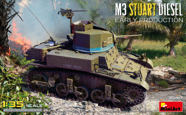 MiniArt 35417 M3 Stuart Diesel Early Production 1/35