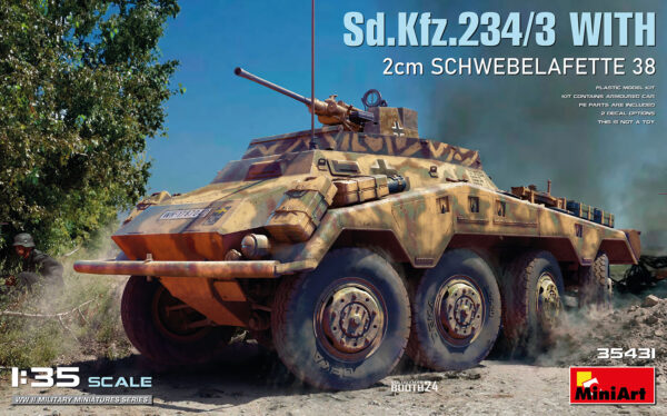 MiniArt 35431 Sd.Kfz. 234/3 with 2cm Schwebelafette 38 1/35