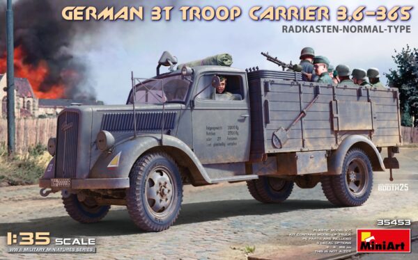 05 MiniArt 35453 German 3T Troop Carrier 3,6-36S Radkasten-Normal-Type 1/35