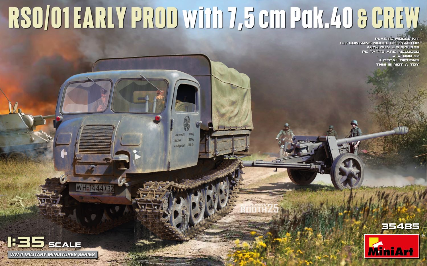 03 MiniArt 35485 RSO/01 Early Prod.with 7,5cm PaK.40 & Crew 1/35