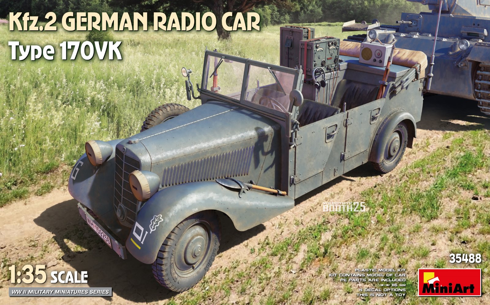 03 MiniArt 35488 Kfz.2 German Radio Car Type 170VK 1/35