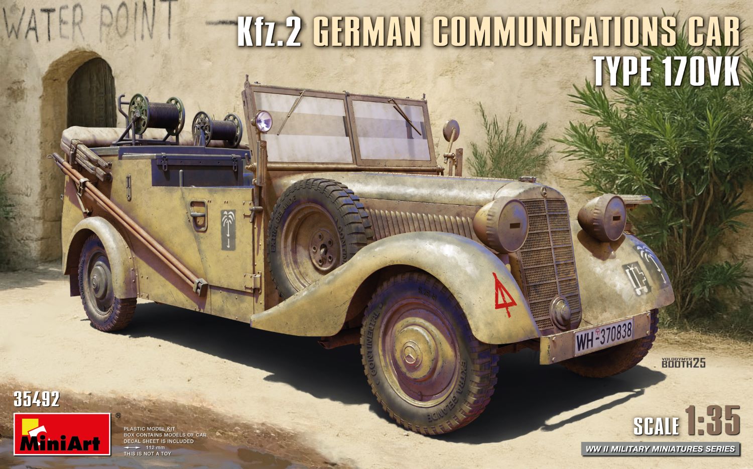 05 MiniArt 35492 Kfz.2 German Communications Car Type 170VK 1/35