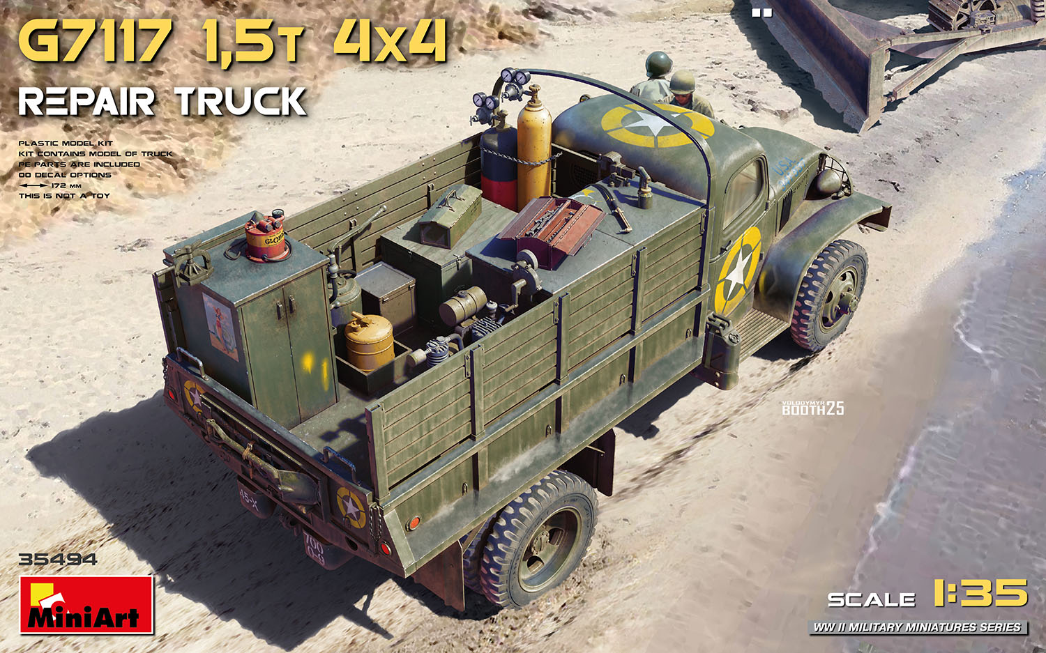 01 MiniArt 35494 G7117 1,5t 4X4 Repair Truck 1/35