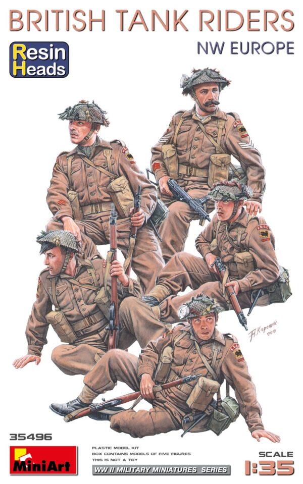 MiniArt 35496 British Tank Riders NW Europe 1/35