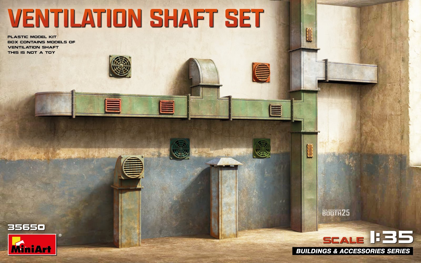 MiniArt 35650 Ventilation Shaft Set 1/35