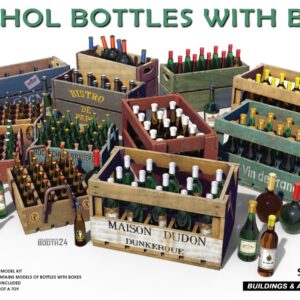 MiniArt 35665 Alcohol Bottles with Boxes 1/35