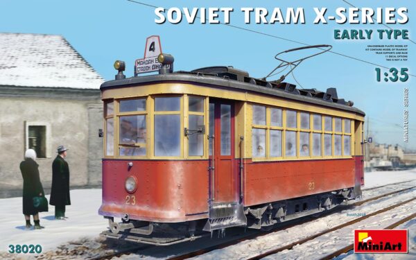 MiniArt 38020 Soviet Tram X-Series Early Type 1/35