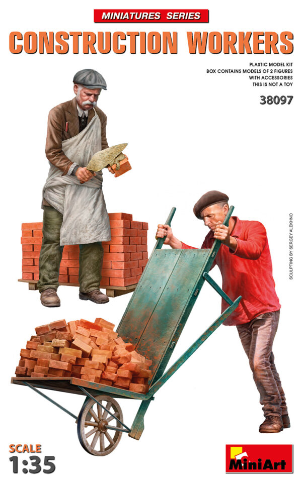 MiniArt 38097 Construction Workers 1/35