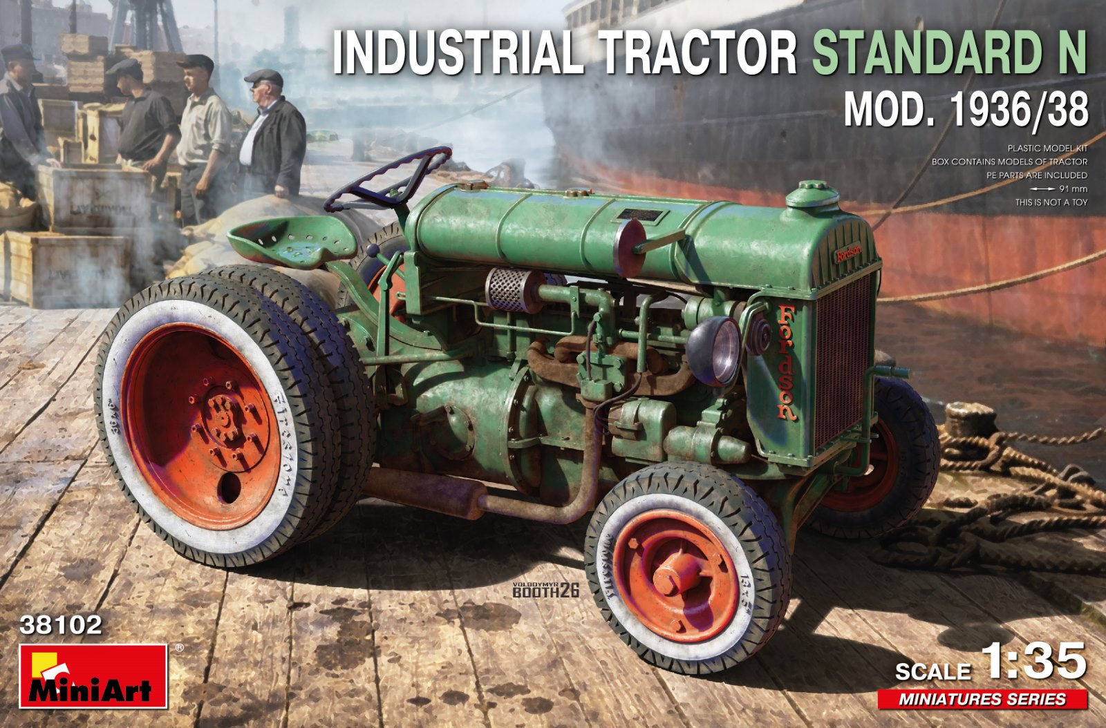 MiniArt 38102 Industrial Tractor Standard N Mod. 1936/38 1/35