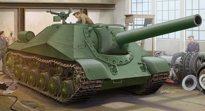 2 Trumpeter 05575 Soviet Object 704 SPH 1/35