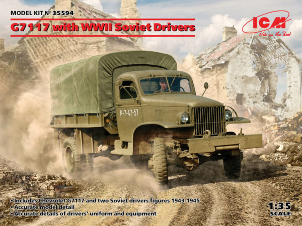 ICM 35594 G7117 with WWII Soviet Drivers 1/35