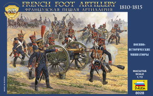 Zvezda 8028 French Foot Artillery 1810-1815 1/72