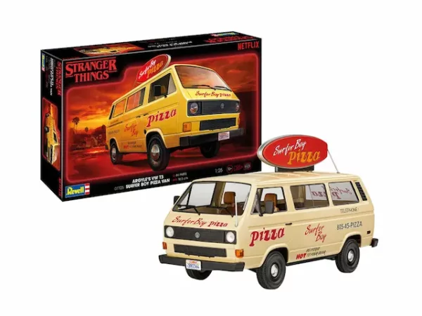 Revell 07725 Stranger Things Argyle's VW T3 Surfer Boy Pizza Van 1/25