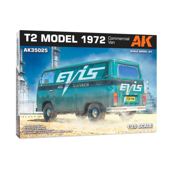 AK35025 VW T2 Model 1972 Commercial Van AK Interactive 1/35