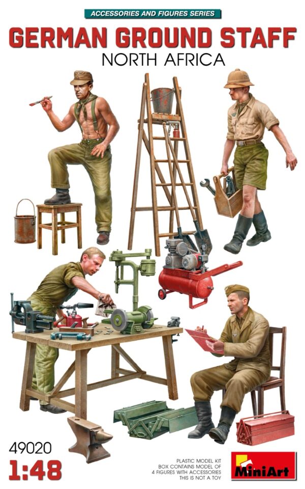 MiniArt 49020 German Ground Staff North Africa 1/48