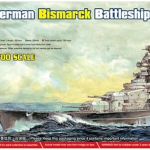 I Love Kit 65701 German Bismarck Battleship 1941 "Top Grade Model Kit" 1/700