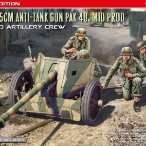 MiniArt 53010 German 7.5cm Anti-Tank Gun PaK 40. Mid Prod 1/35