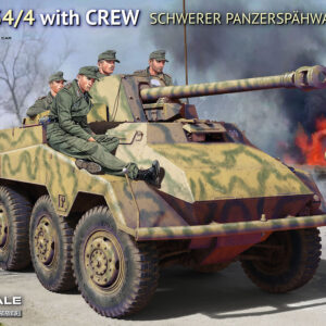 MiniArt 53014 Sd.Kfz. 234/4 with Crew Schwerer Panzerspähwagen 7,5 cm 1/35