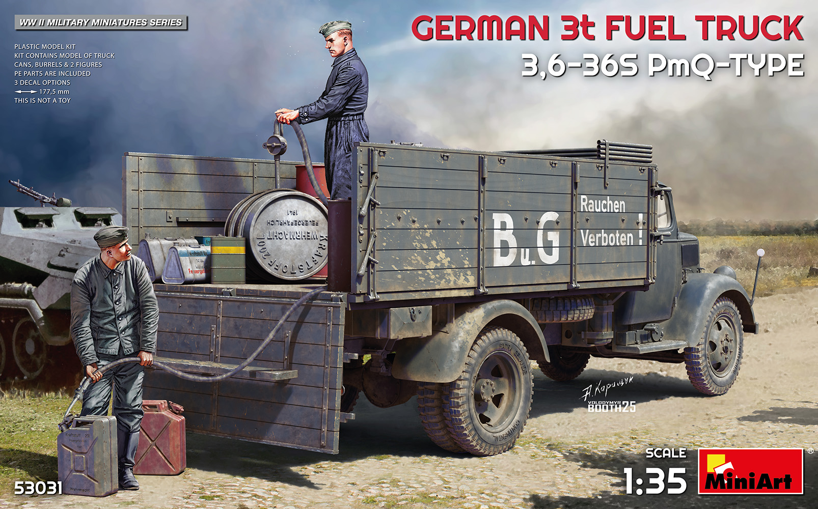 MiniArt 53031 German 3t Fuel Truck 3,6-36S PmQ-TYPE 1/35
