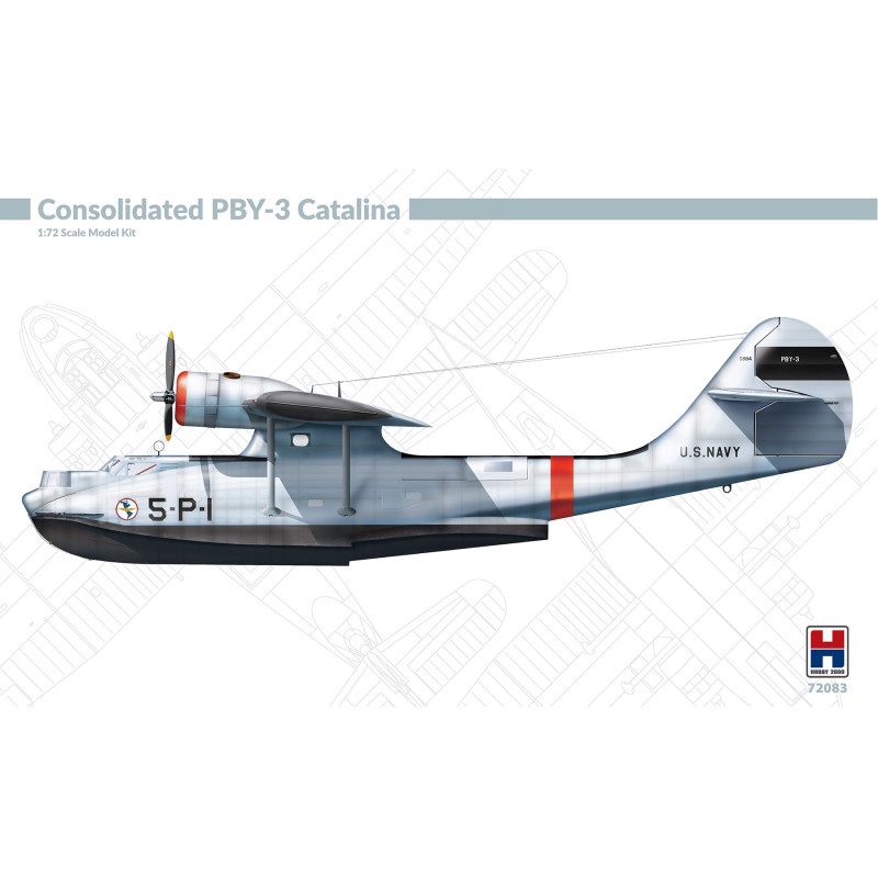Hobby 2000 72083 Consolidated PBY-3 Catalina 1/72