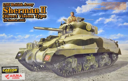 Asuka 35-014 British Army Sherman II Direct Vision Type (El Alamein 1942) 1/35